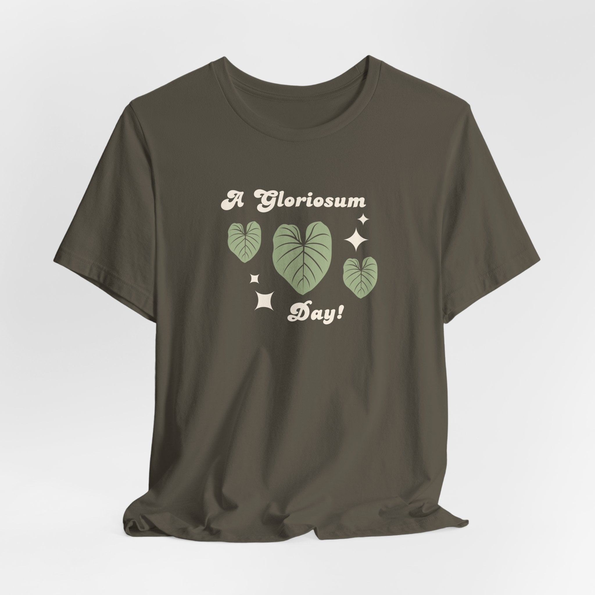 a philodendron gloriosum day! plant t-shirt