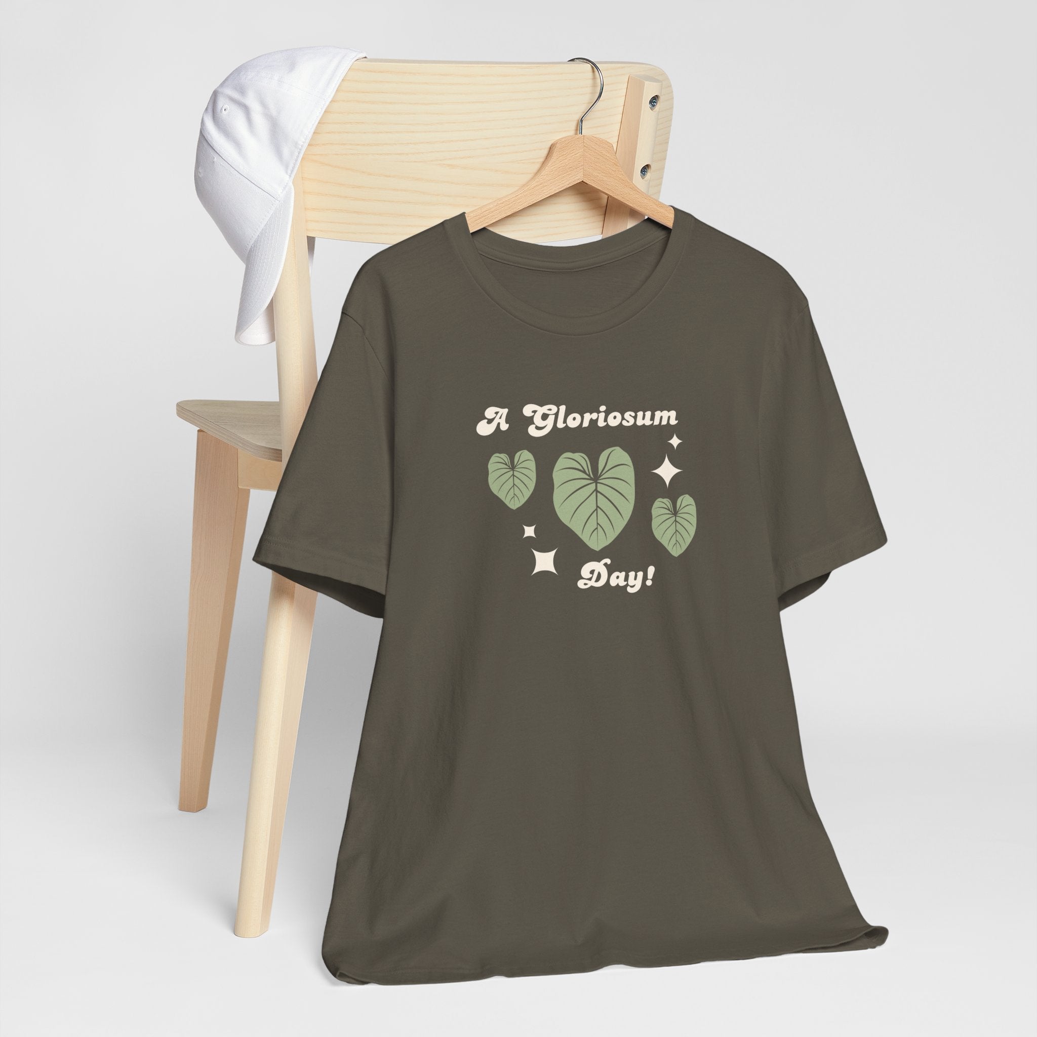 a philodendron gloriosum day! plant t-shirt