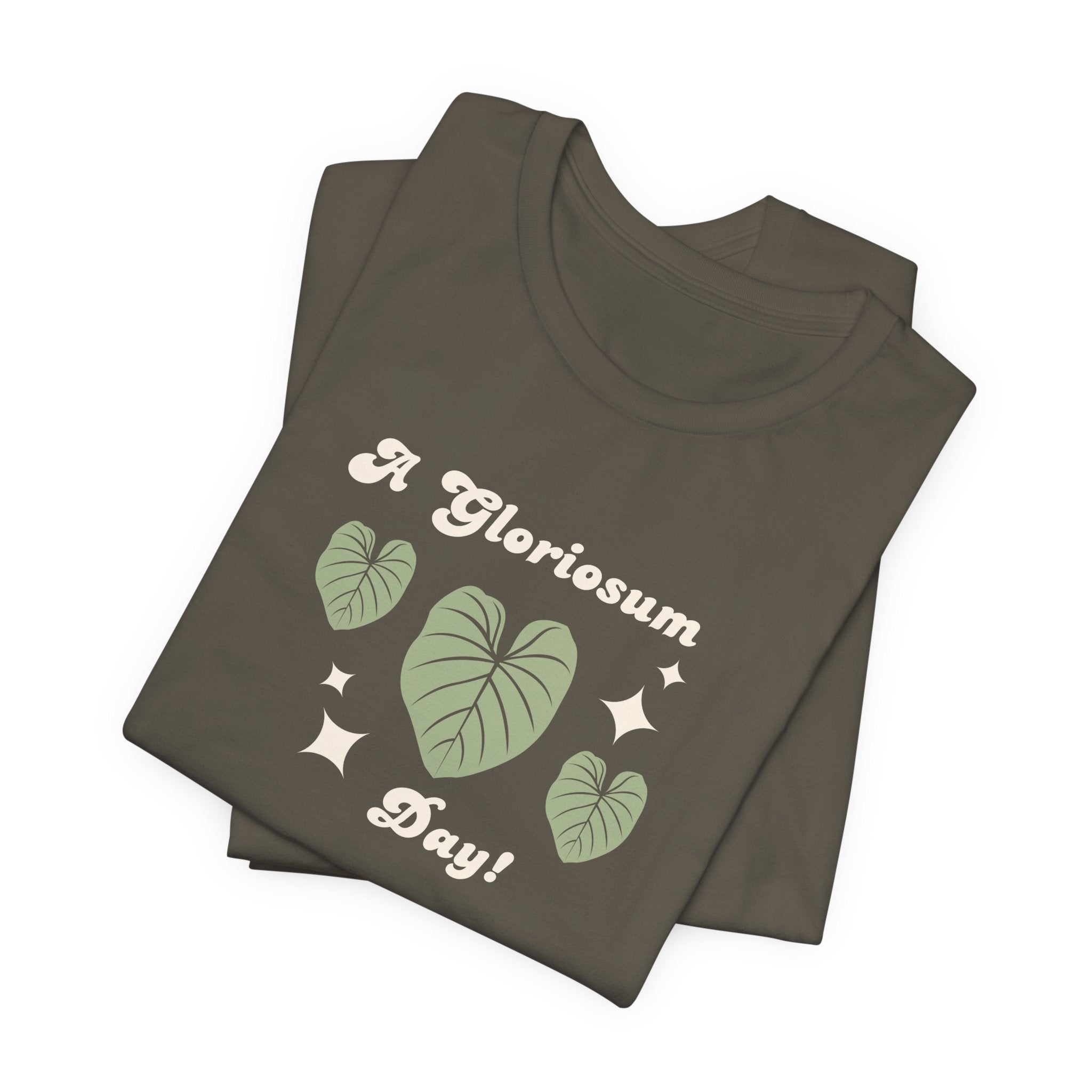a philodendron gloriosum day! plant t-shirt