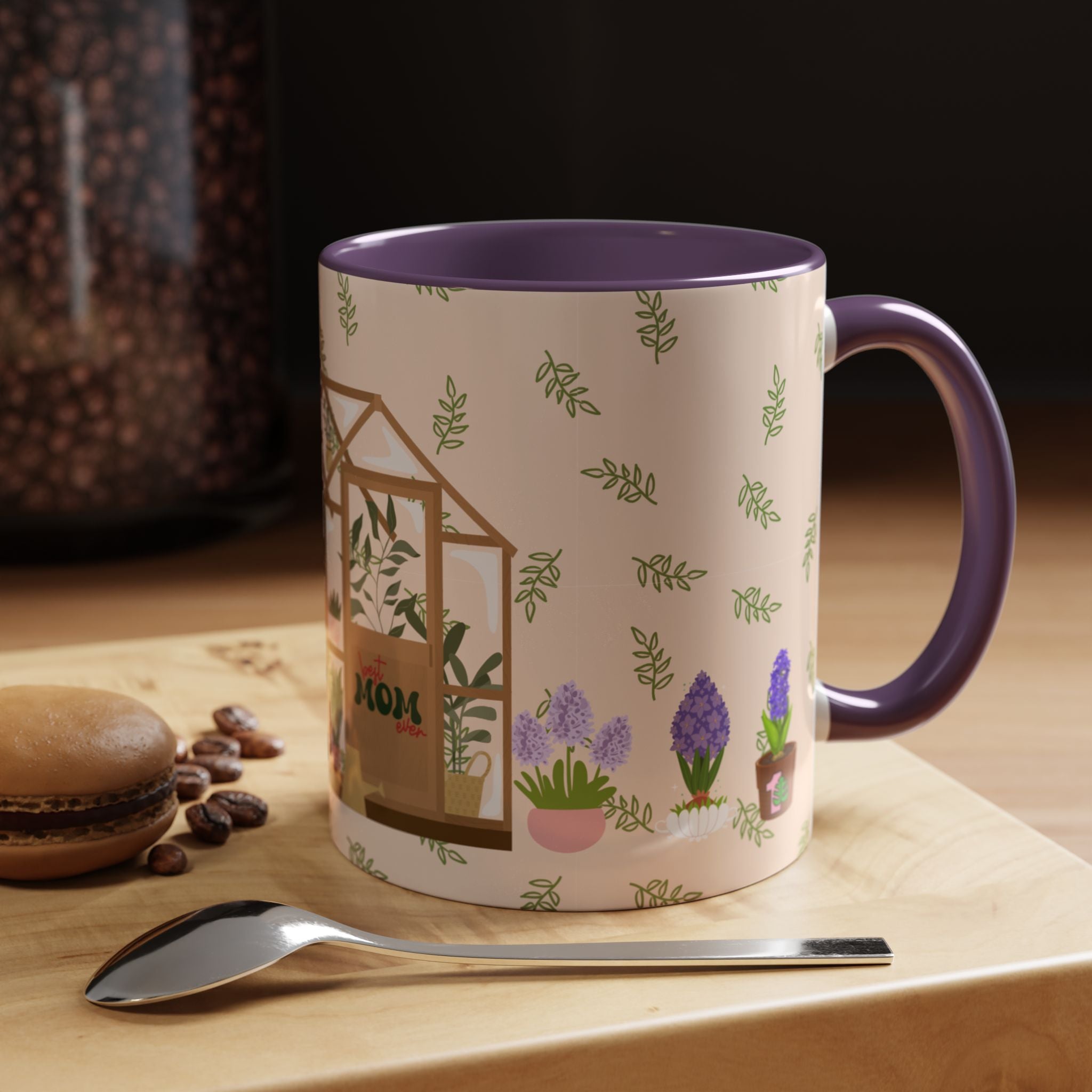 Coffee Mug - Purple Accent, Best Mom Ever