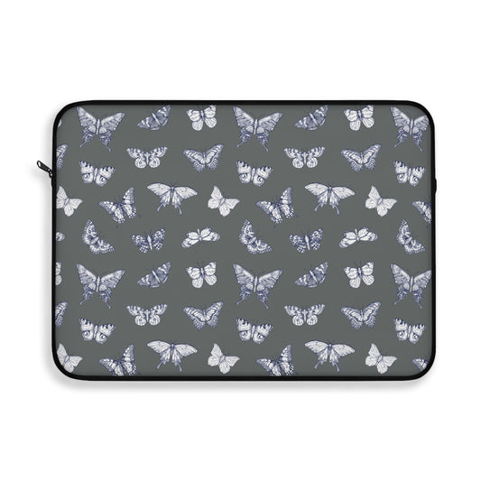 Laptop Sleeve Blue Butterfly Laptop Sleeve Water Resistant Computer Case Gifts For Her