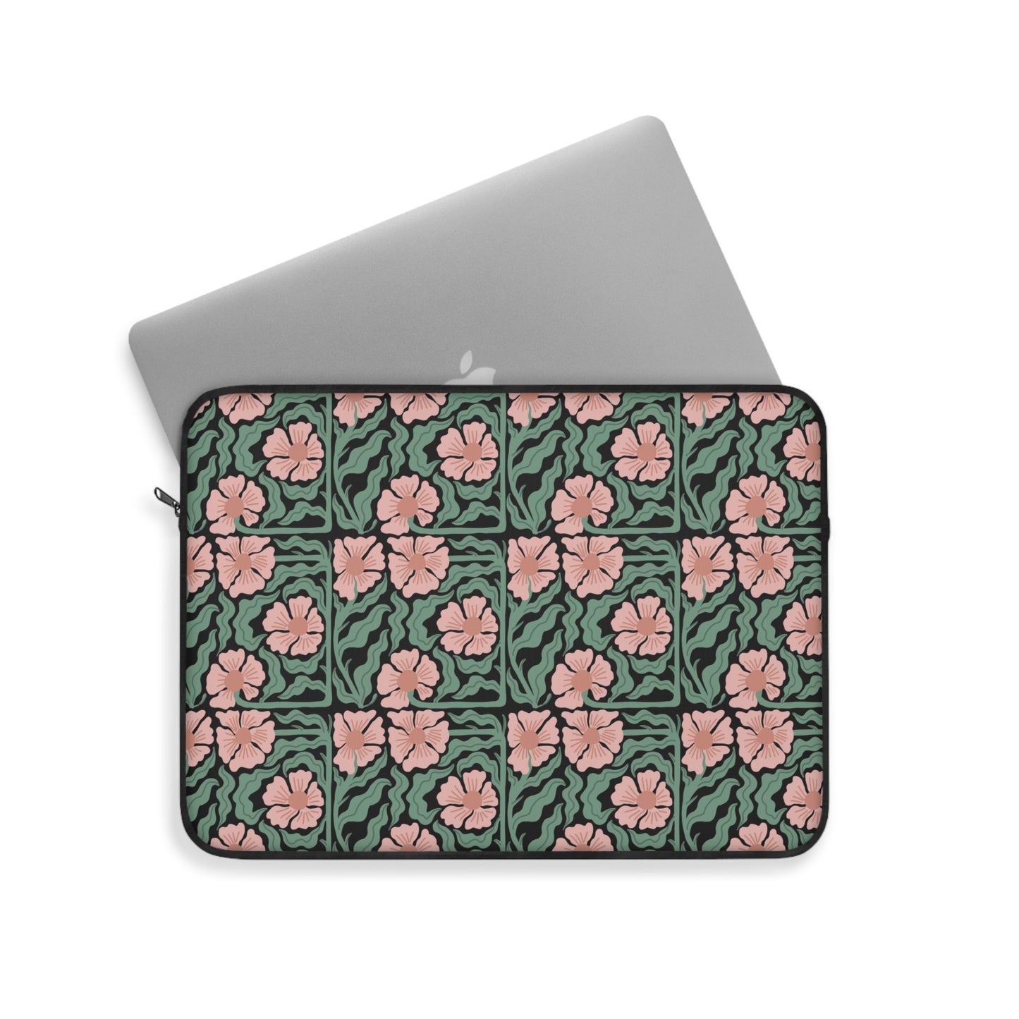 Botanical Laptop Sleeve Water Resistant Computer Case Office Essentials Portable Computer Pouch