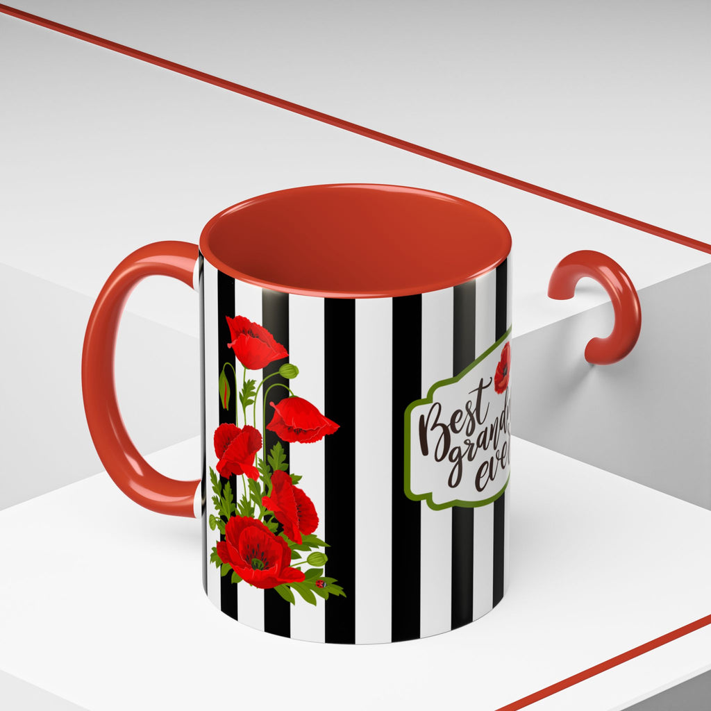 Coffee Mug - Red Accent, Best Grandma Ever