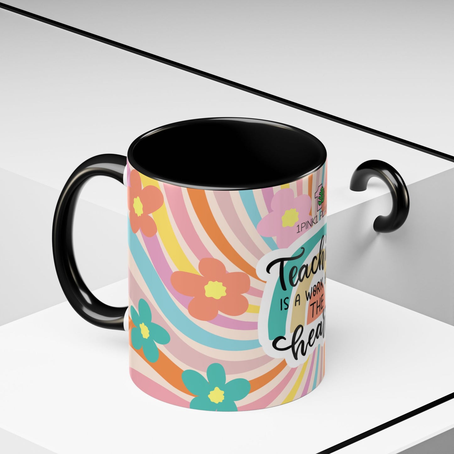 Coffee Mug - Teaching Is a Work of the Art Ceramic Mug