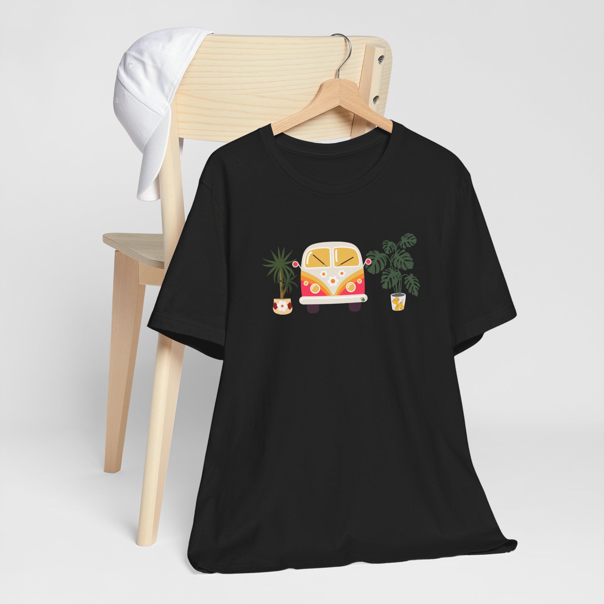 plant t-shirt with house plants