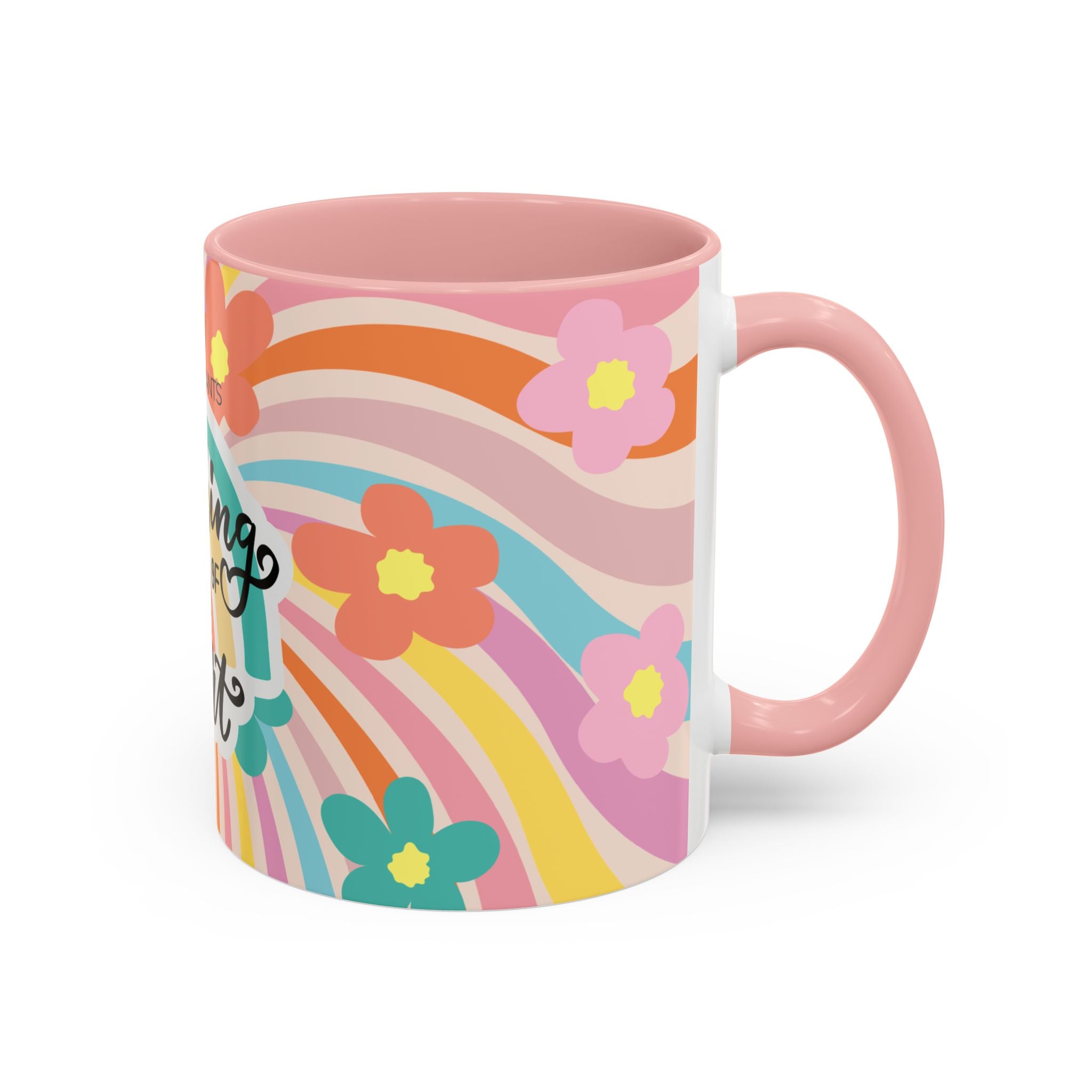 Coffee Mug - Pink Accent, Teaching