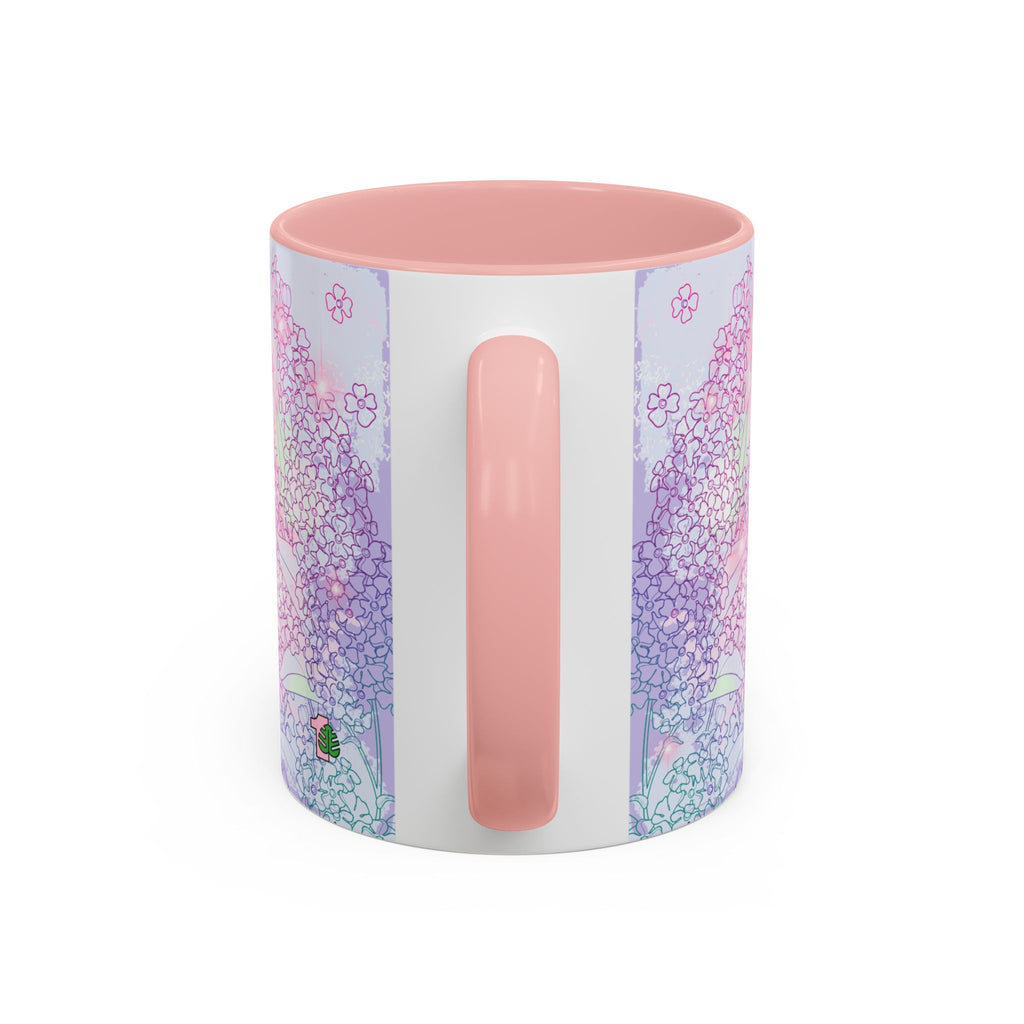 Coffee Mug - Pink Accent, Happy Birthday Mug