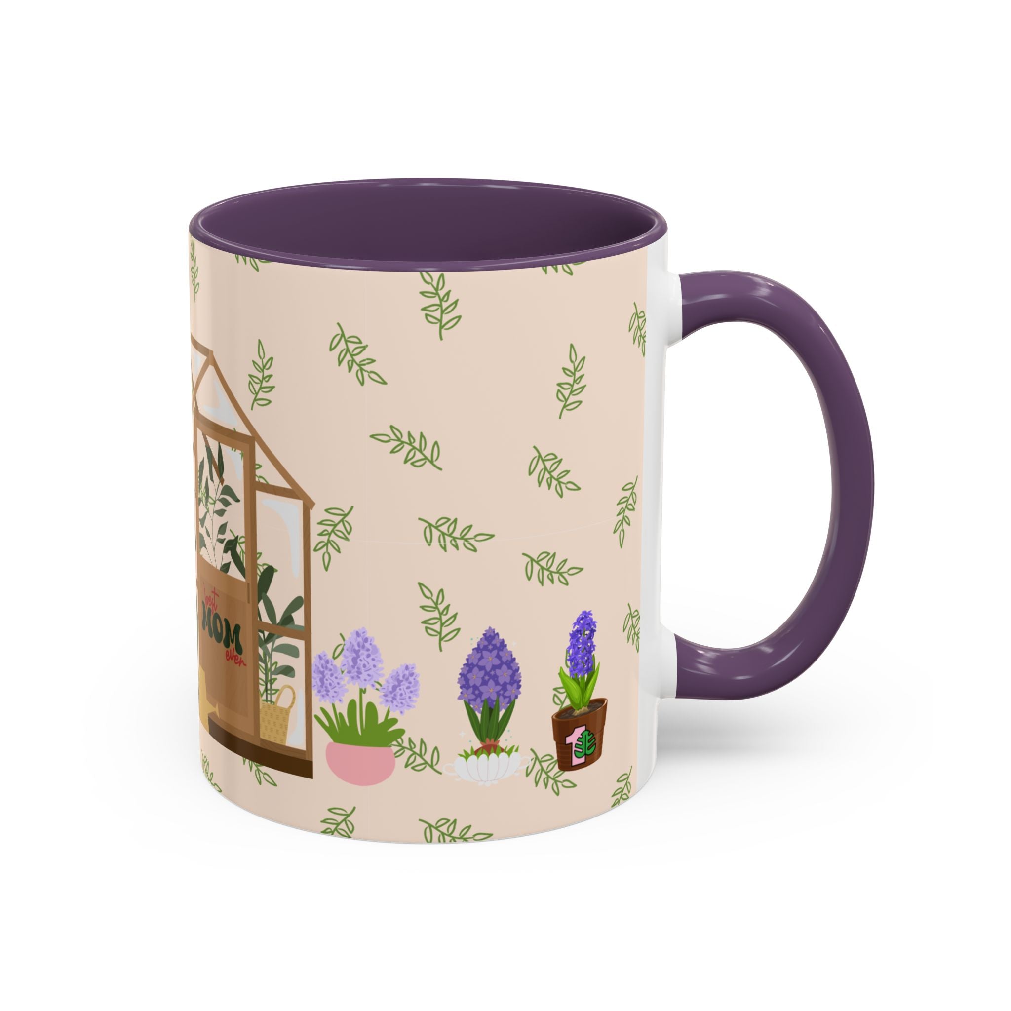 Coffee Mug - Purple Accent, Best Mom Ever