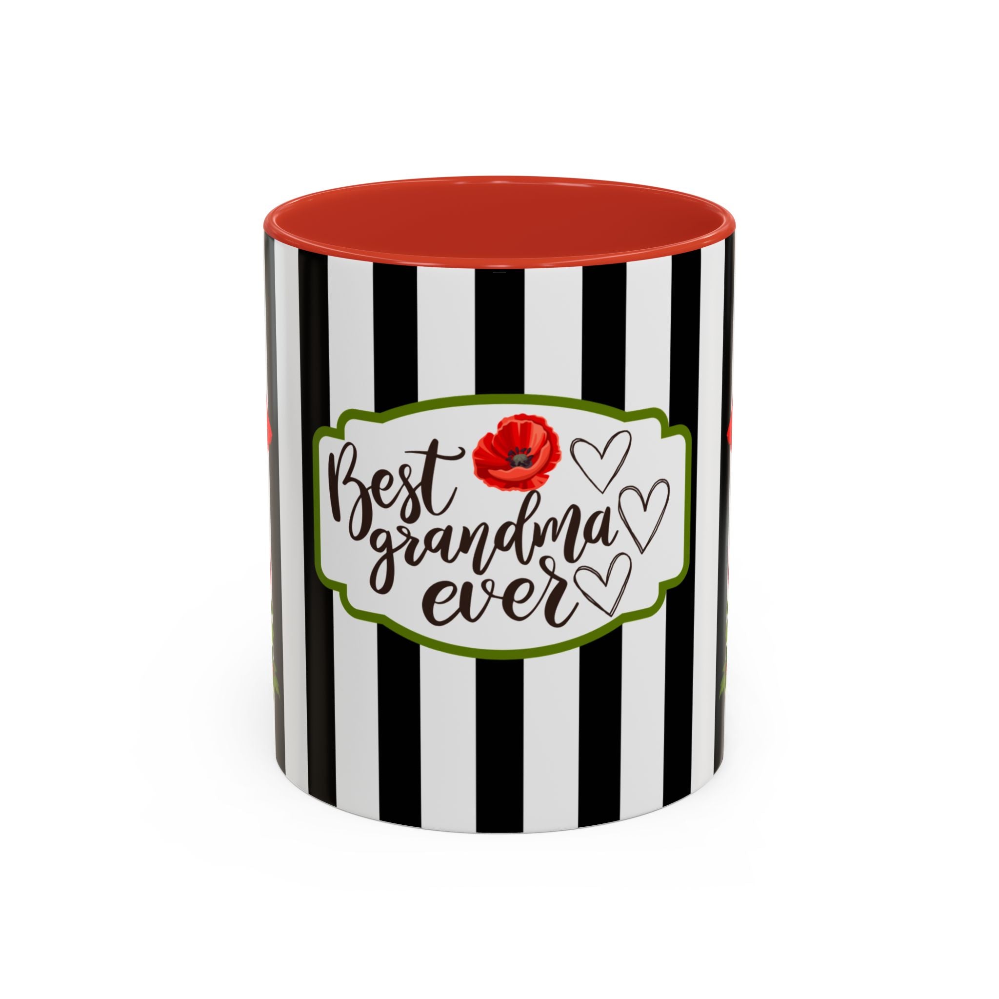 Coffee Mug - Red Accent, Best Grandma Ever