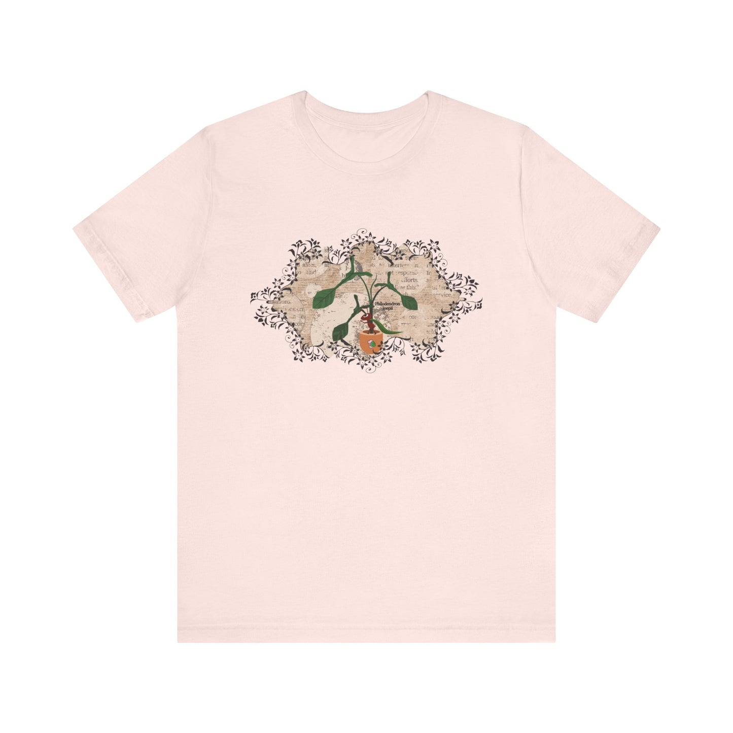 picture of philodendron plant tee for women