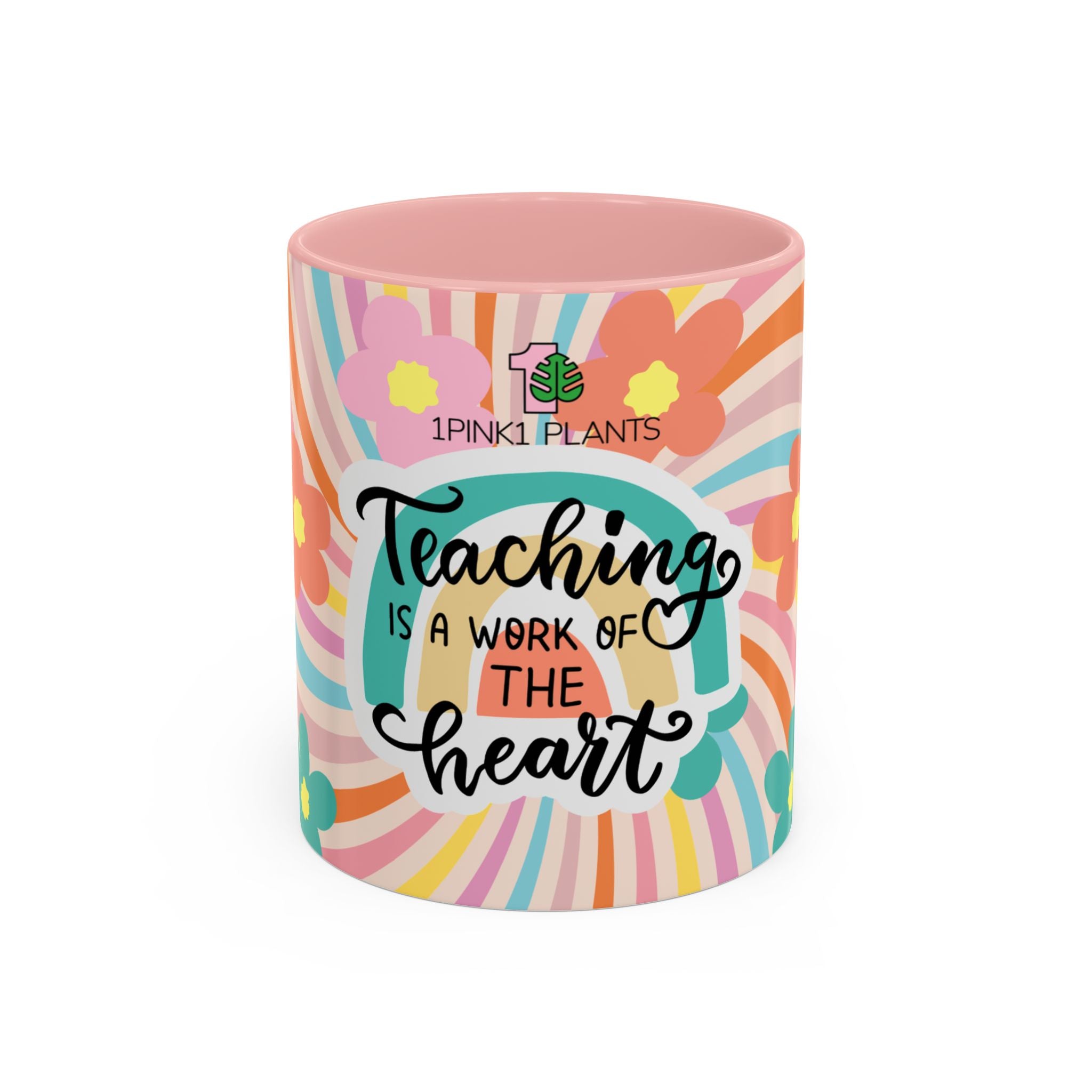 Coffee Mug - Pink Accent, Teaching