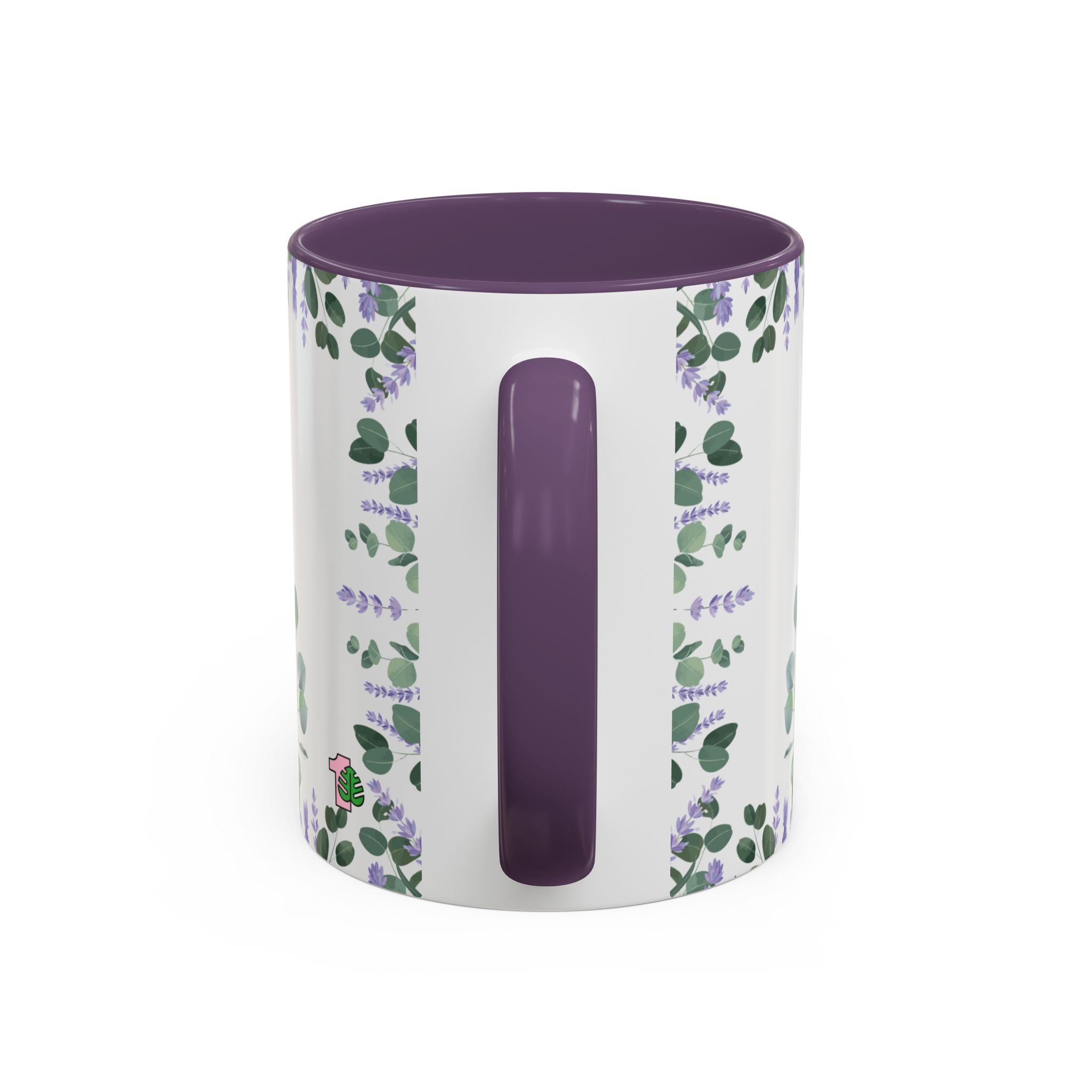 Coffee Mug - Purple Lavender Accent, Happy Birthday