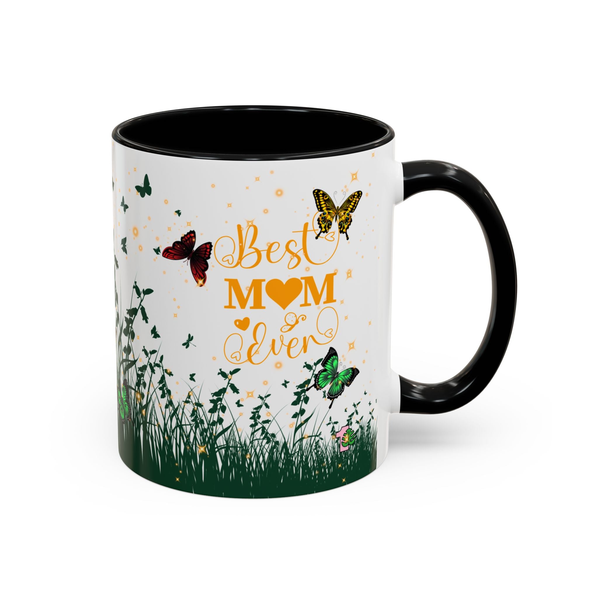 Coffee Mug - Black Accent, Best Mom Ever