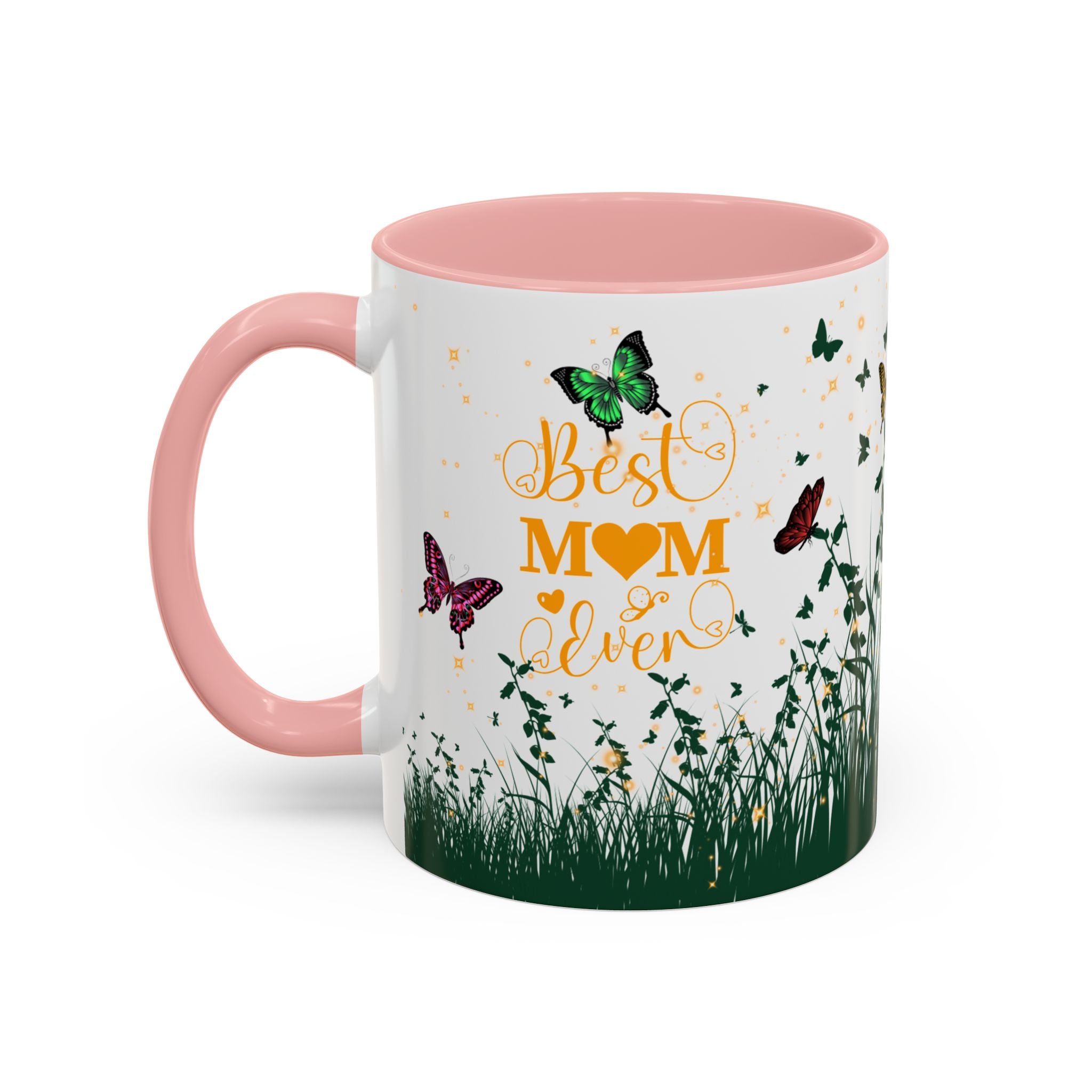 Coffee Mug - Pink Accent, Best Mom Ever