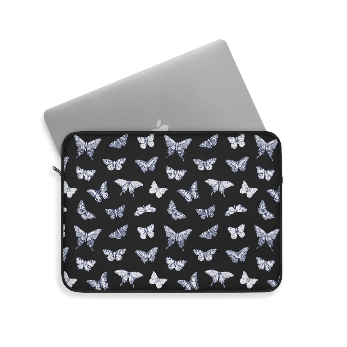 College Laptop Sleeve Blue Butterfly Laptop Sleeve Water Resistant Computer Case Gifts For Her College Dorm Room Essentials