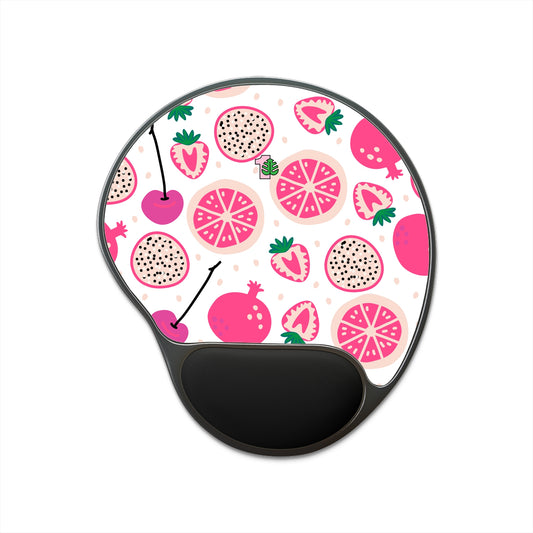 Colorful Fruit Mouse Pad Colorful Fruit Mousepad With Wrist Rest Cute Desk Accessory