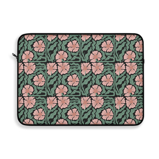 Botanical Laptop Sleeve Water Resistant Computer Case Office Essentials Portable Computer Pouch