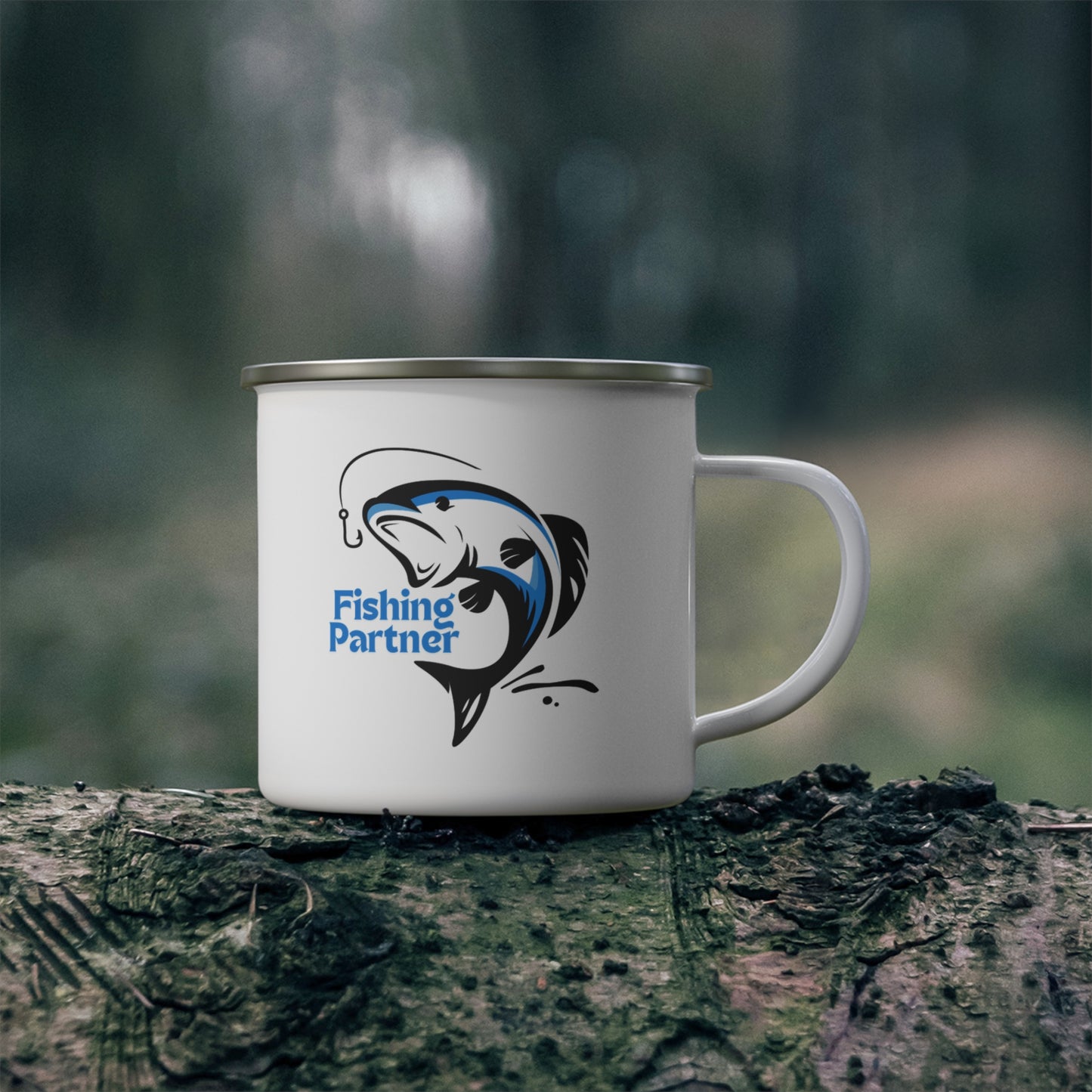 Fishing Partner Stainless Steel Mug, Gift For Fishing Friend