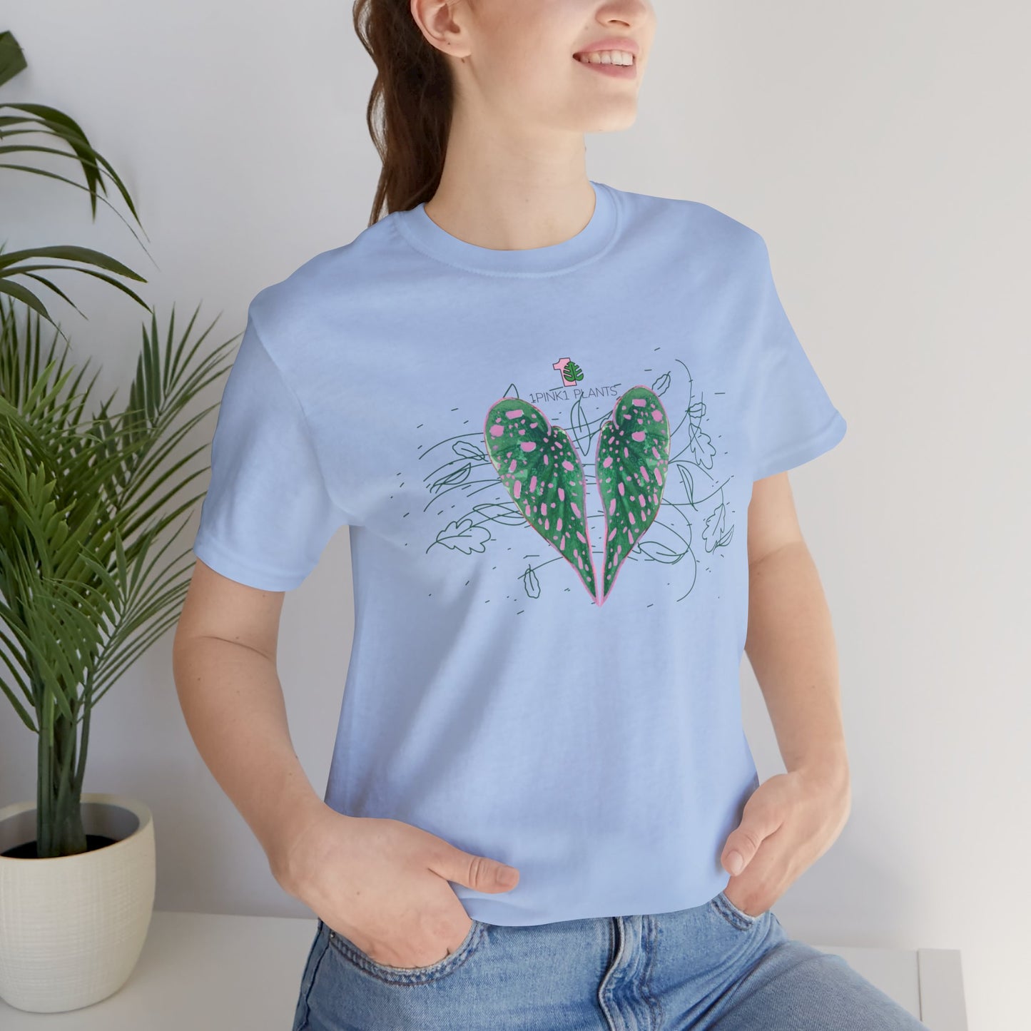 Women's Begonia Print Short Sleeve T-shirt