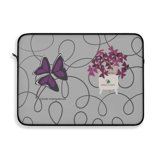 House Plant Laptop Sleeve: 15" Oxalis Triangularisa Stylish Tech Gear