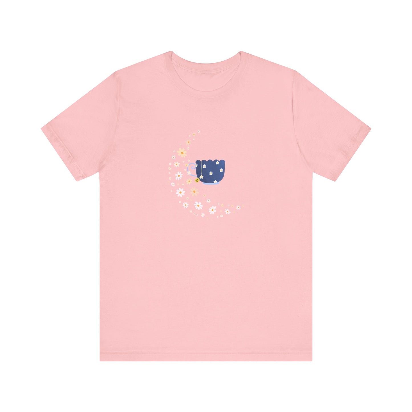 Women's Tea Time Print Short Sleeve T-Shirt, Tea Lover Shirt