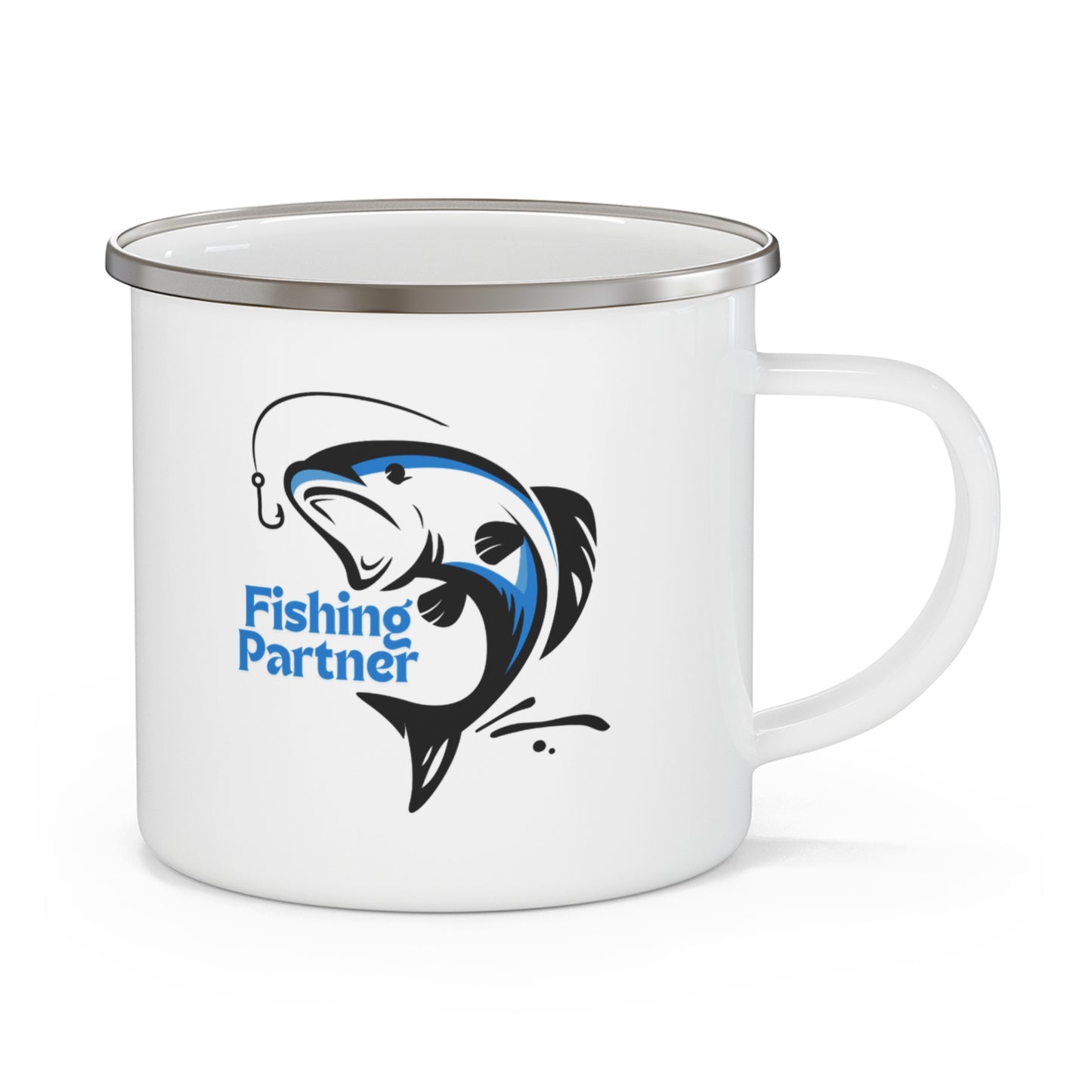 Fishing Partner Stainless Steel Mug, Gift For Fishing Friend