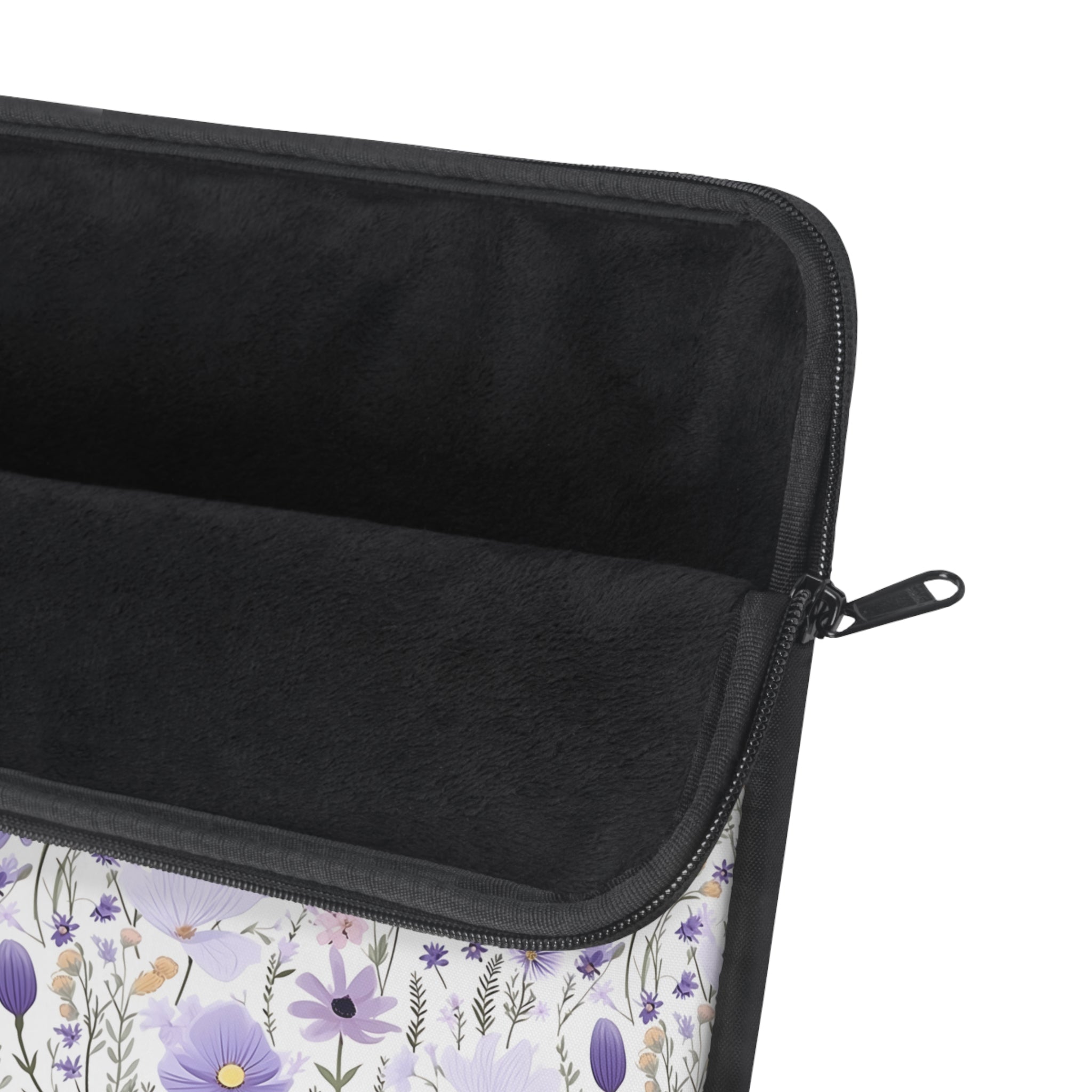15" Laptop Sleeve - Purple Floral Travel Case