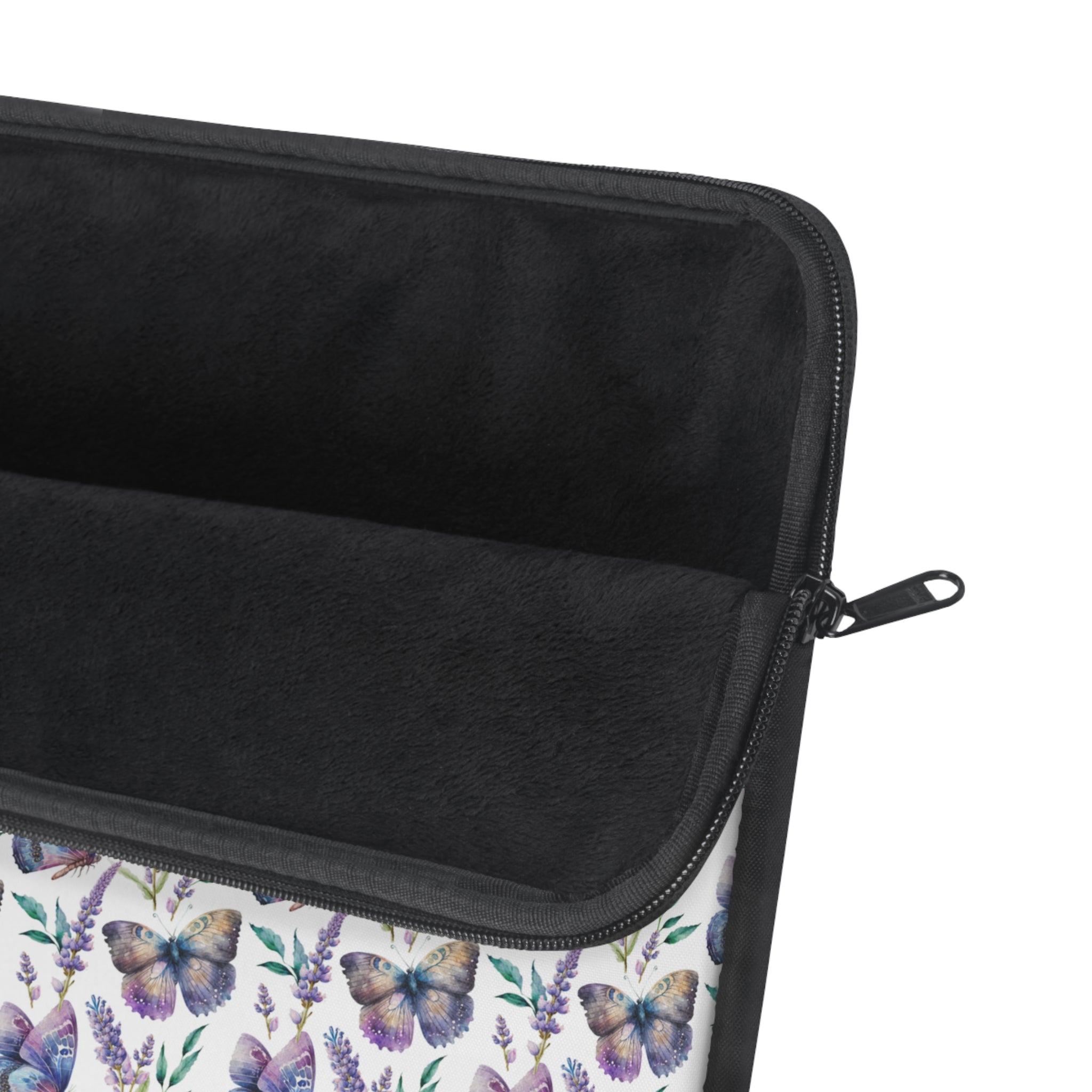 15" Laptop Sleeve - Lavender and Butterflies