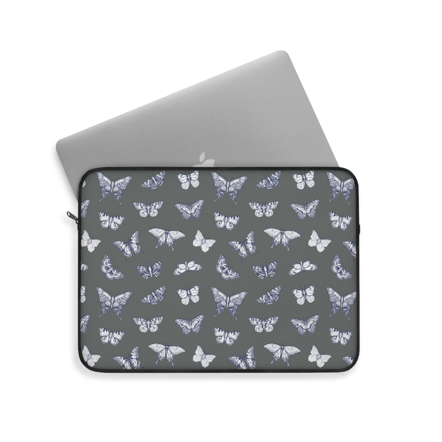 Laptop Sleeve Blue Butterfly Laptop Sleeve Water Resistant Computer Case Gifts For Her