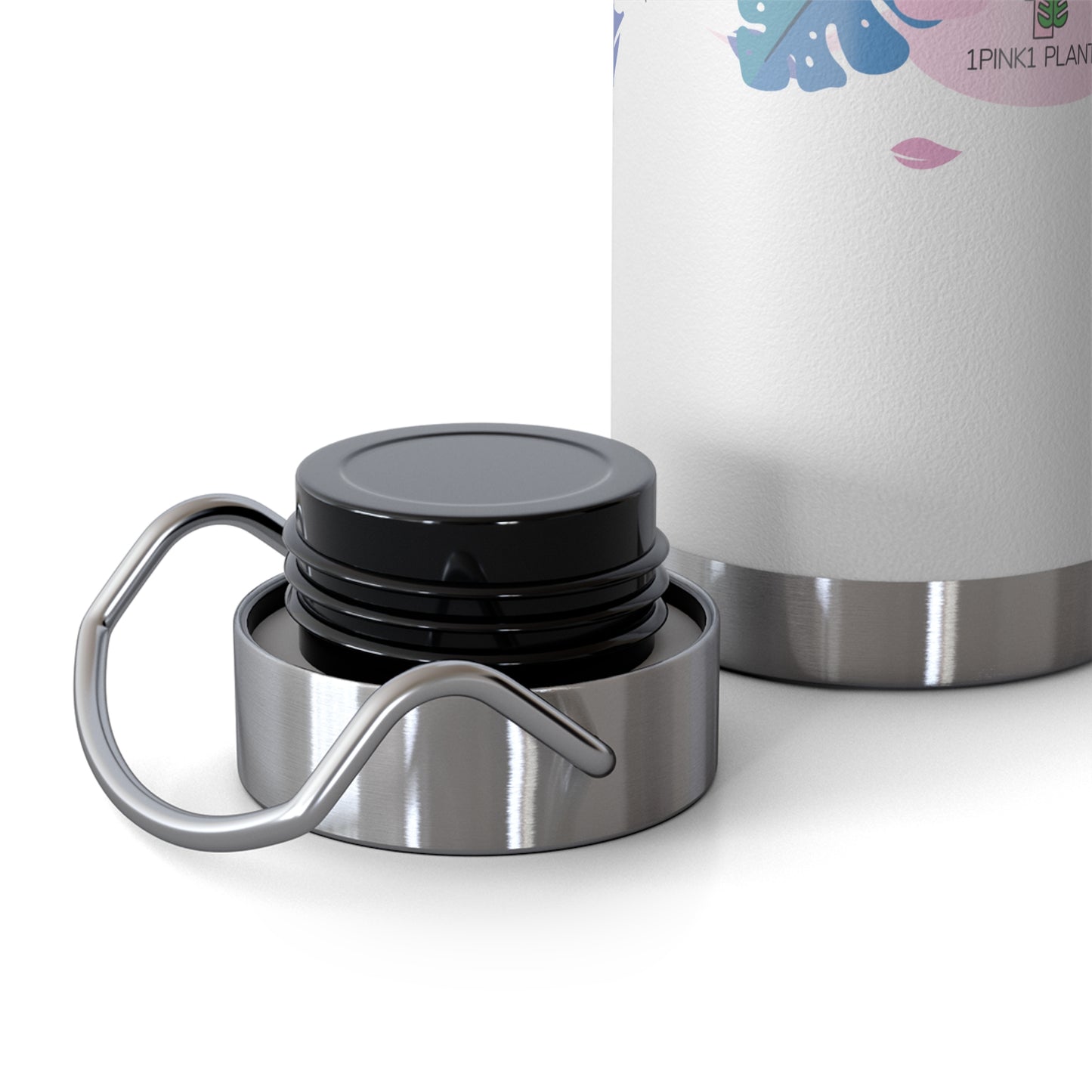 22oz Insulated Water Bottle - Hot or Cold Water Bottle, Cute Tropical