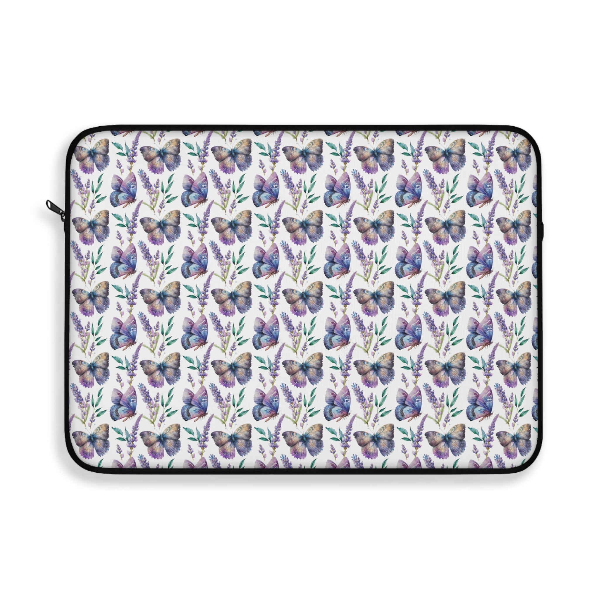 15" Laptop Sleeve - Lavender and Butterflies
