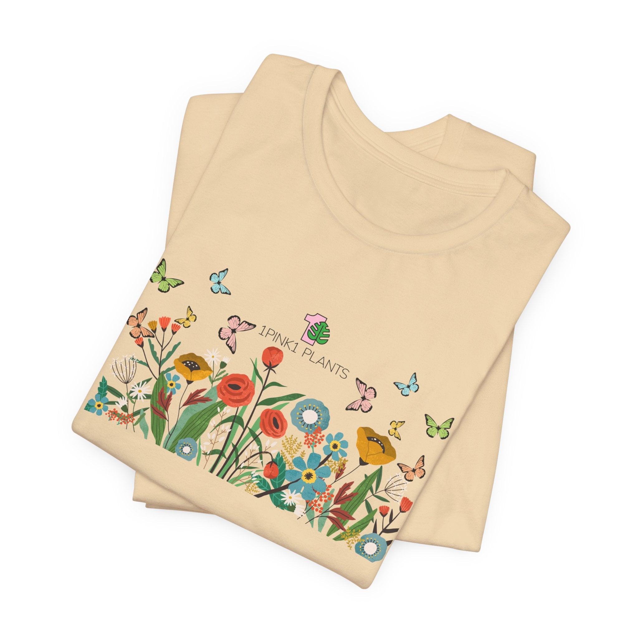 A graphic garden tee shirt for plant enthusiasts