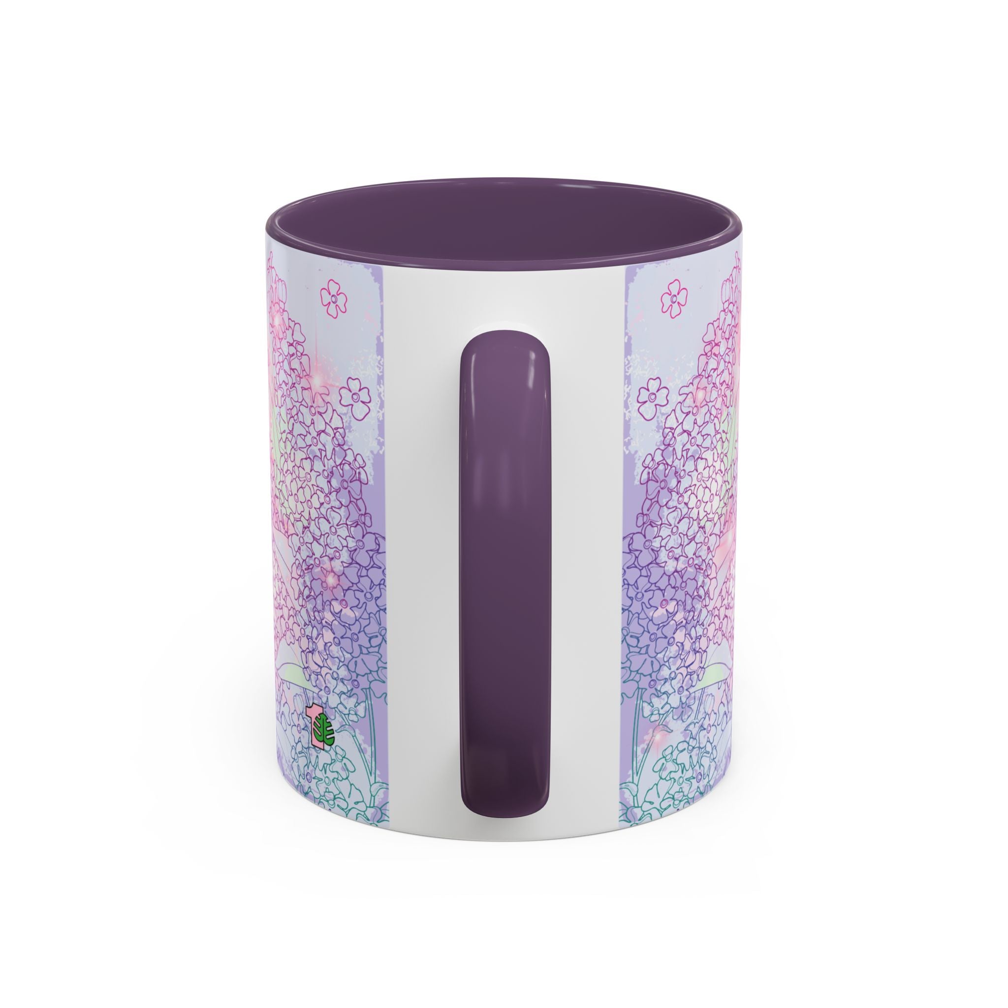 Coffee Mug - Purple Accent, Happy Birthday Mug