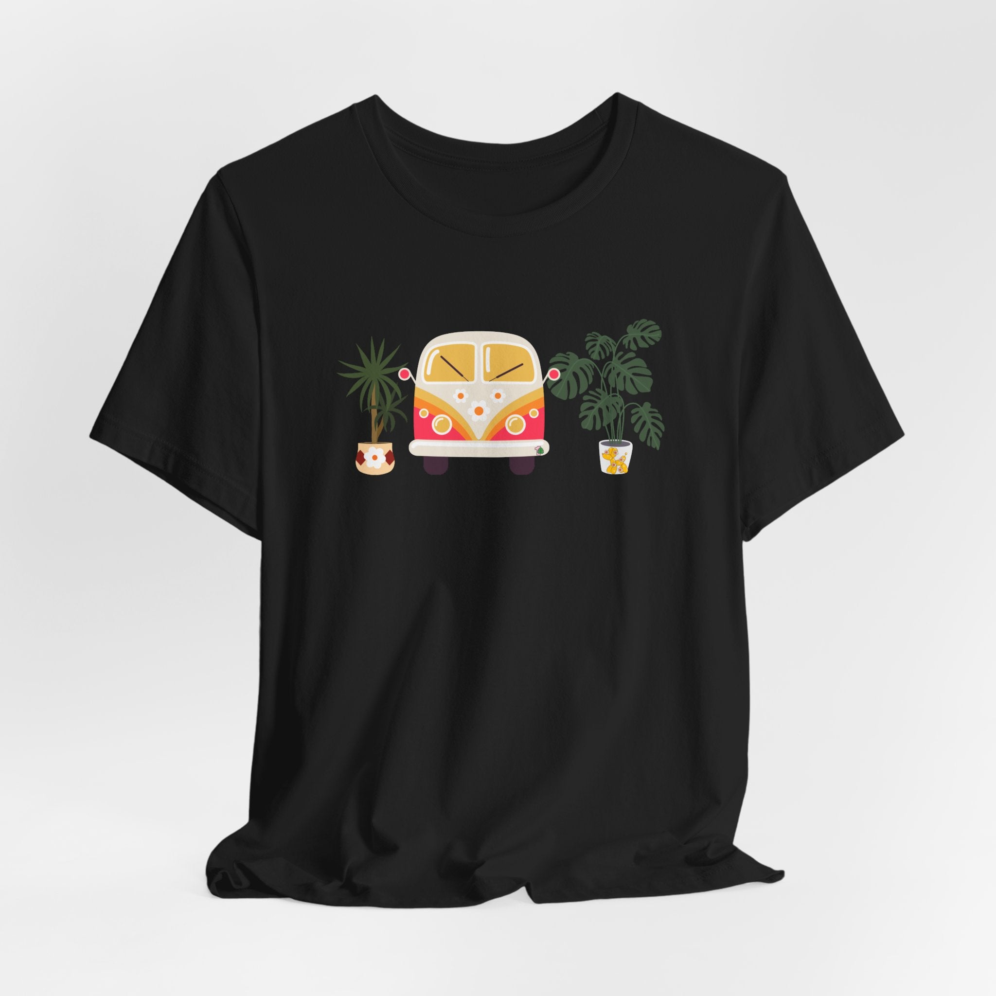 plant t-shirt with houseplants