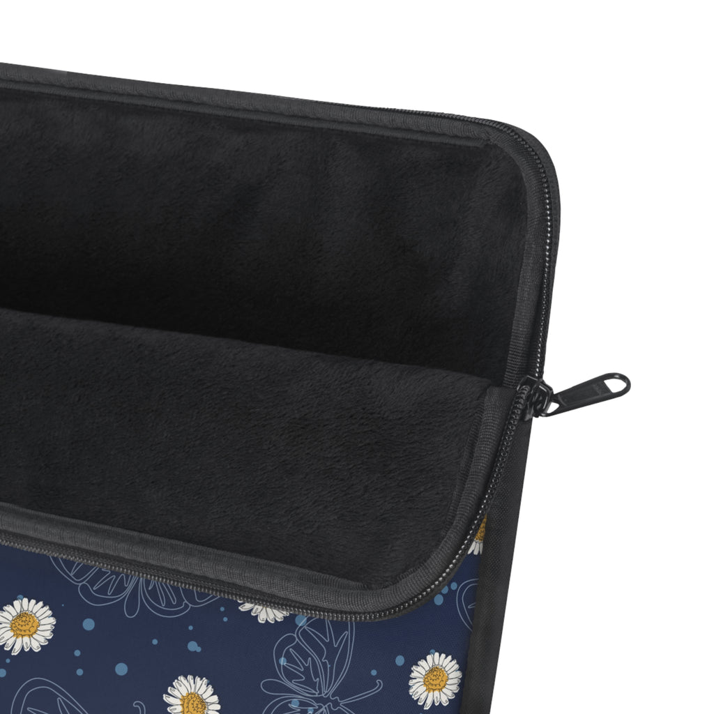 15" Laptop Sleeve - Daisies and Butterflies Laptop Cover