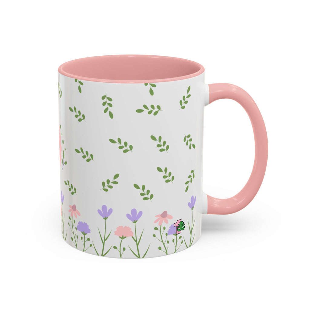 Coffee Mug - Pink Accent, Best Mom